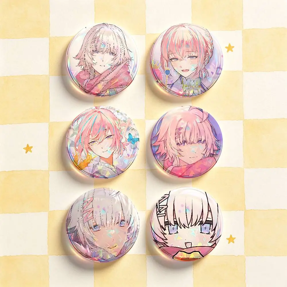 W-Willmesh Fragaria Memories HD Print Badges Pretty Round Display Brooches IP merchandise 32mm 58mm 75mm 44mm 25mm