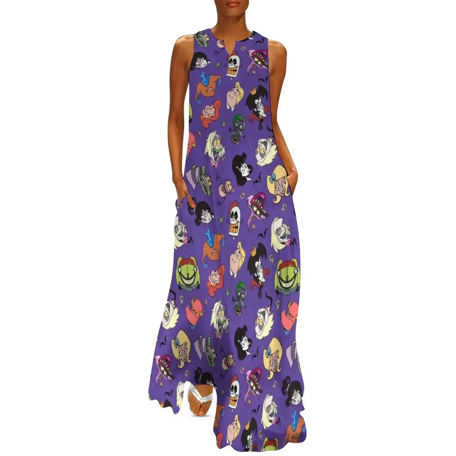 

Handbook for the Recently Deceased - Violet Long Dress summer clothes for women evening dresses ladies dress women summer Dress