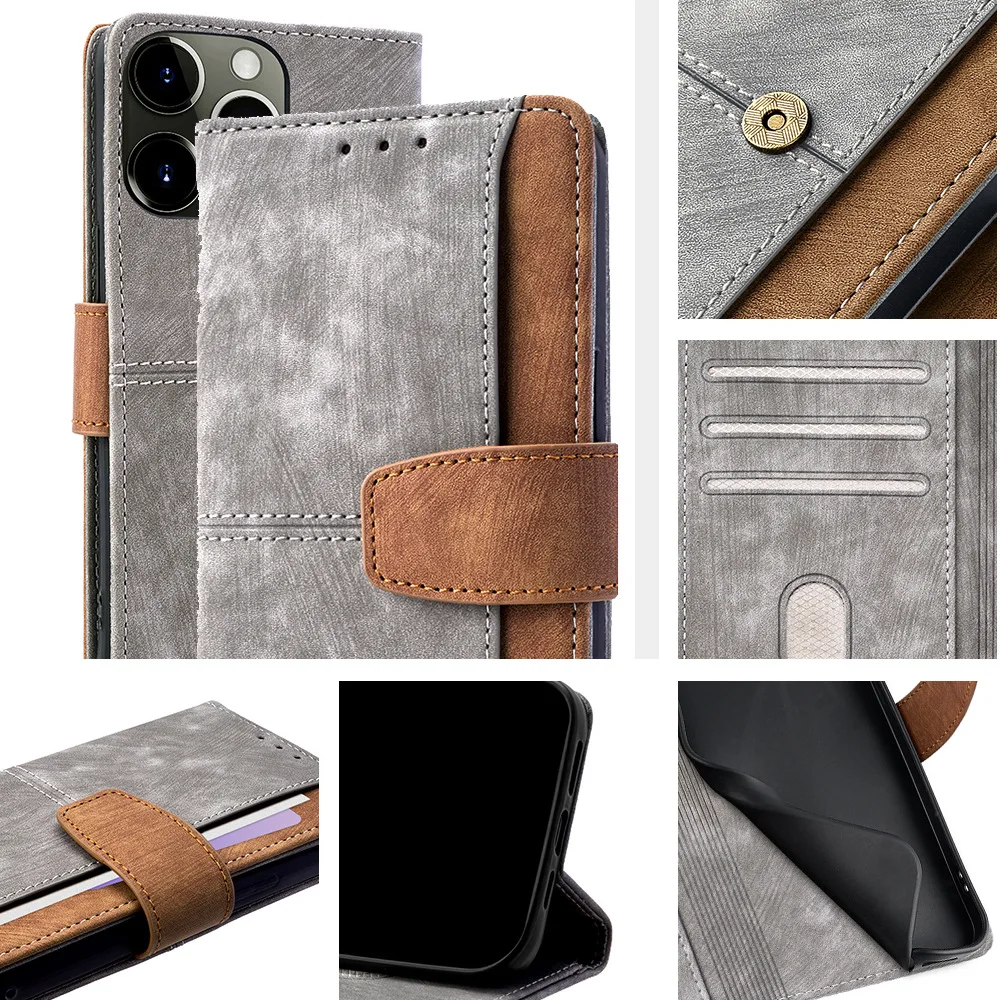 Brieftasche Fall Für Xiaomi Mi 15 14 Ultra 13 12 11 Pro 12s 12t 13t Pro Magnetische Flip Telefon Abdeckung 11 11I 10 10T Magnetische Leder Coque – Detail 25