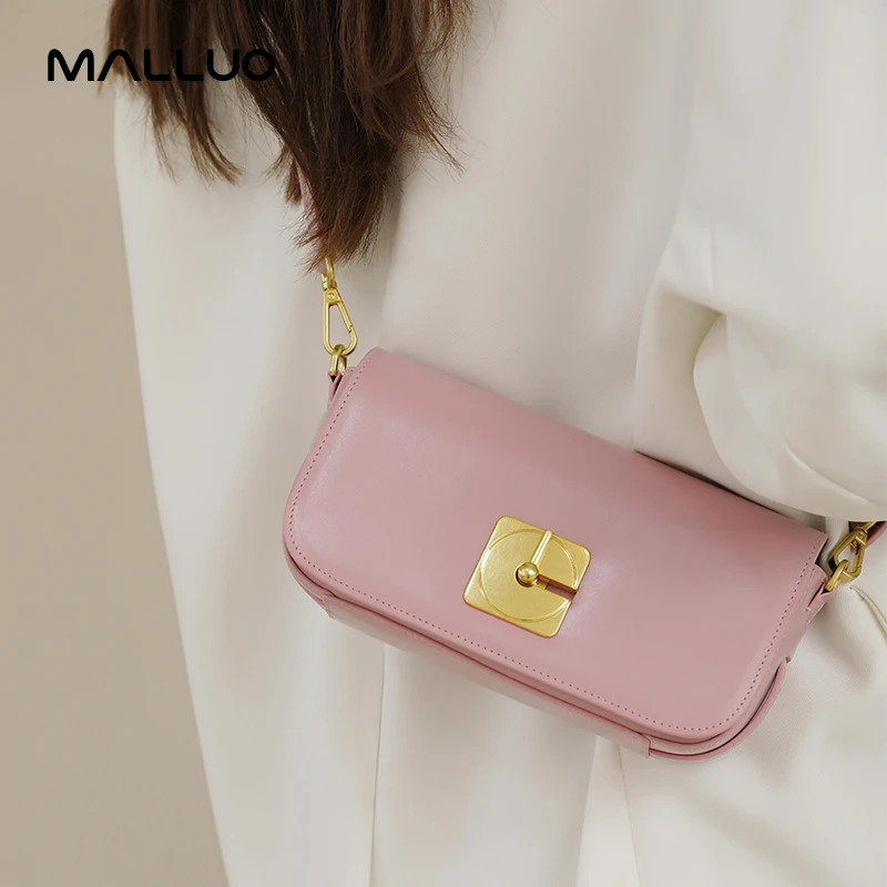 

Women's Cow Genuine Leather Bag Female Fashion Classic Shoulder Handbag Lady Designer Luxury Retro Cowhide Crossbody Bags Ladies