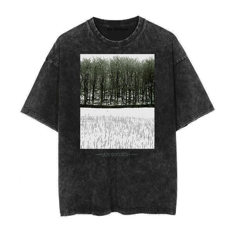 Fit Joy Division Radio Waves Graphic Design The Band Produced Vintage Washed and Retro Batik T-shirts