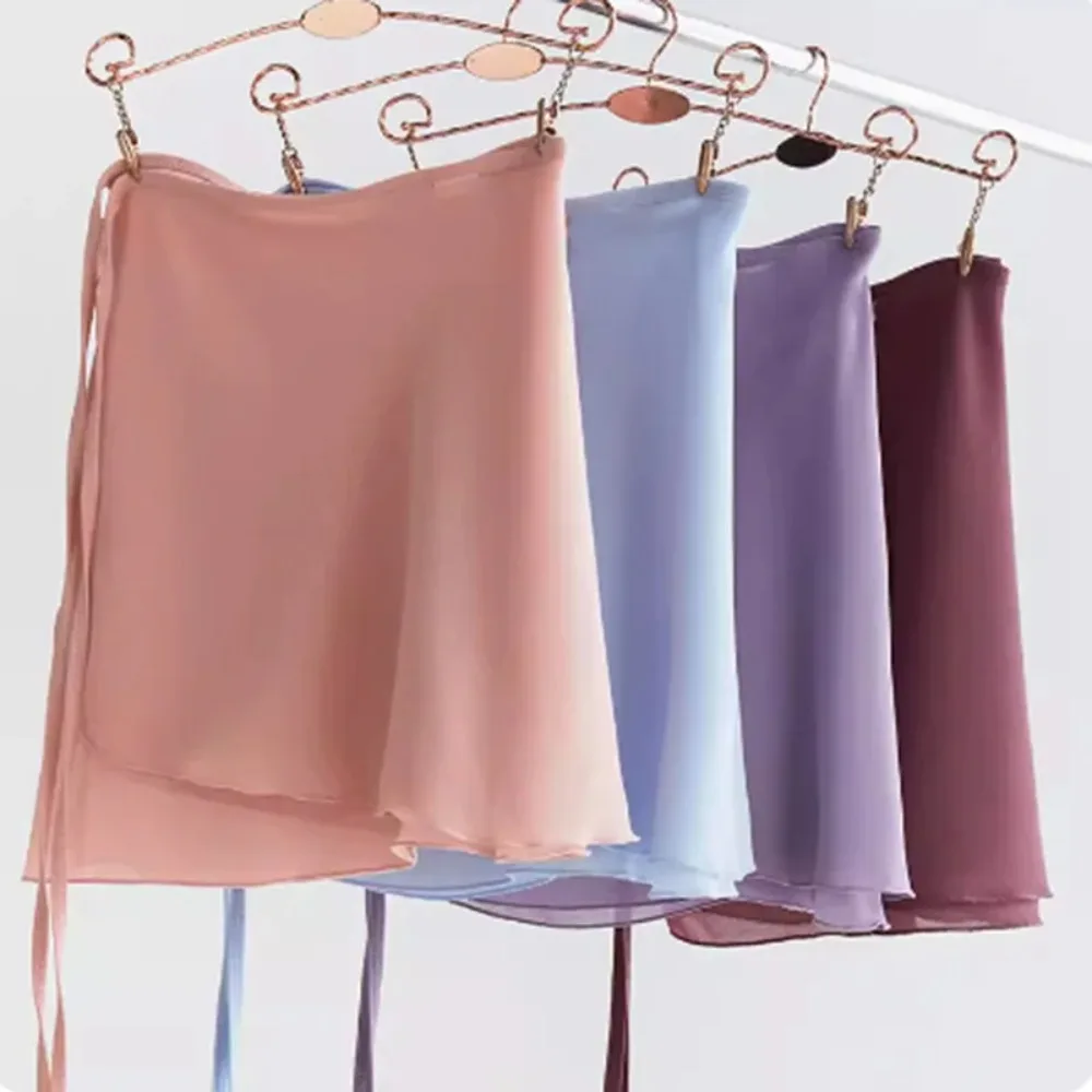 

Женская балетная юбка-обертка с эластичным поясом, мягкая, струящаяся, для выступлений, для преподавателей и студентов танцев, элегантная, незаменимая вещь