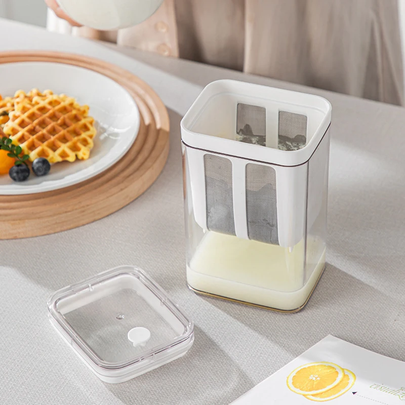 

2025 New Yogurt Maker Yogurt Filter Stainless Steel Strainer Whey Separation Tools Cheese Moisture Seperator Kitchen Accessories