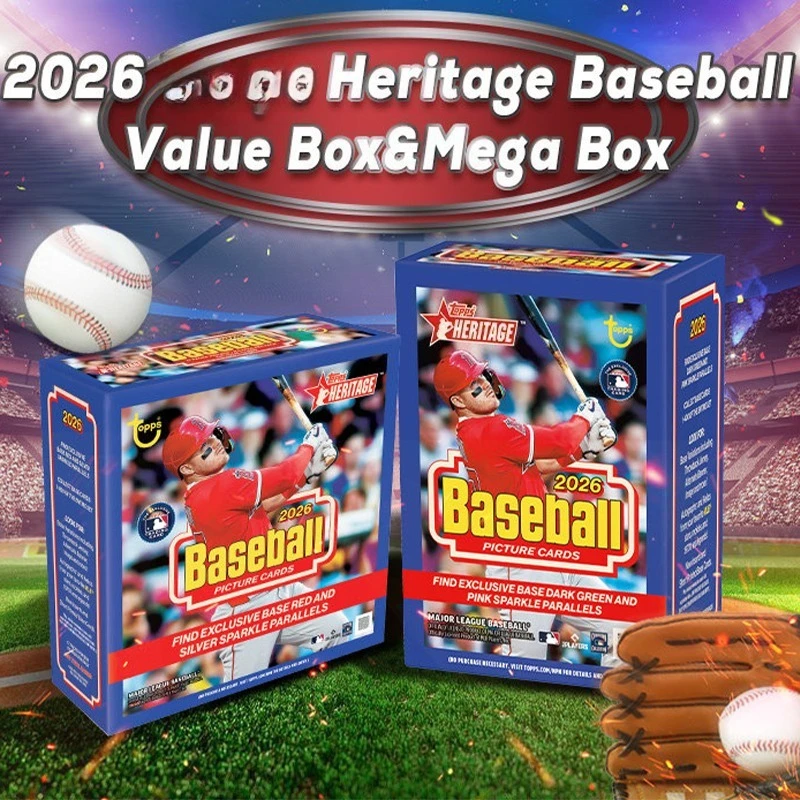 

НОВИНКА 2026: Коллекционная карточка-сюрприз Heritage Baseball Vintage Star в слепой коробке – подарок для фанатов