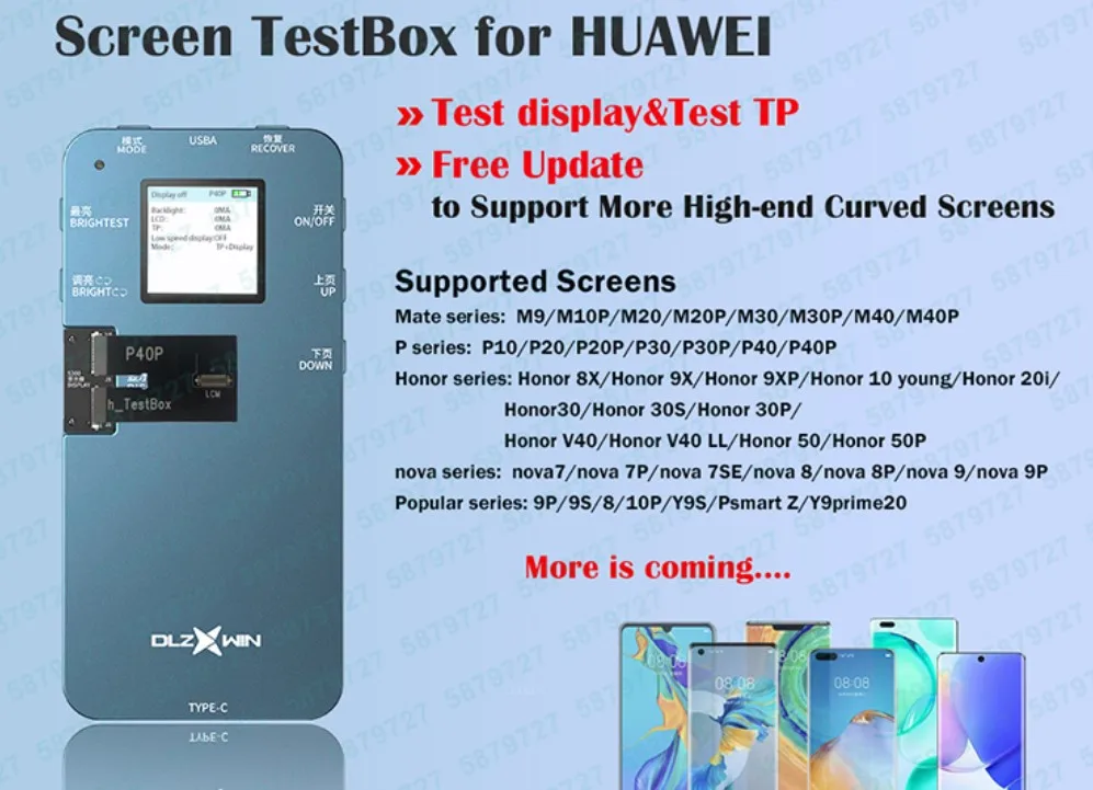 S300 LCD Screen Tester Box ForiPhone 12 Pro Max True Tone 13 Mini 11 XS 8 7 6S Plus ForSamsungHuawei Display Touch Testing S300