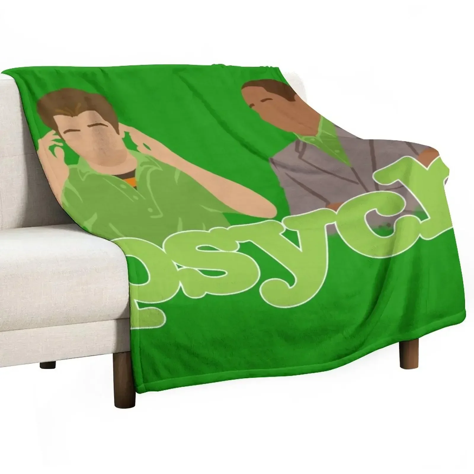 PSYCH Throw Blanket decorative Hairy Blankets