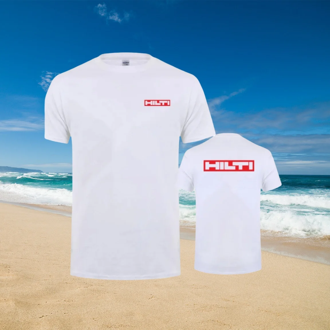 Hilti Machine T Shirt Cotton Men Summer Hip Hop T-shirt Funny Hilti Tee Man T Shirt Cotton Printed Round Neck Loose Casual Top