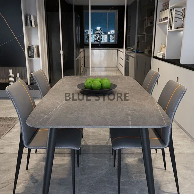 

Newclassic Black Modern Dining Table Nordic Kitchen Office Center Coffee Tables Makeup Nail Mesas De Comedor Kitchen Furniture