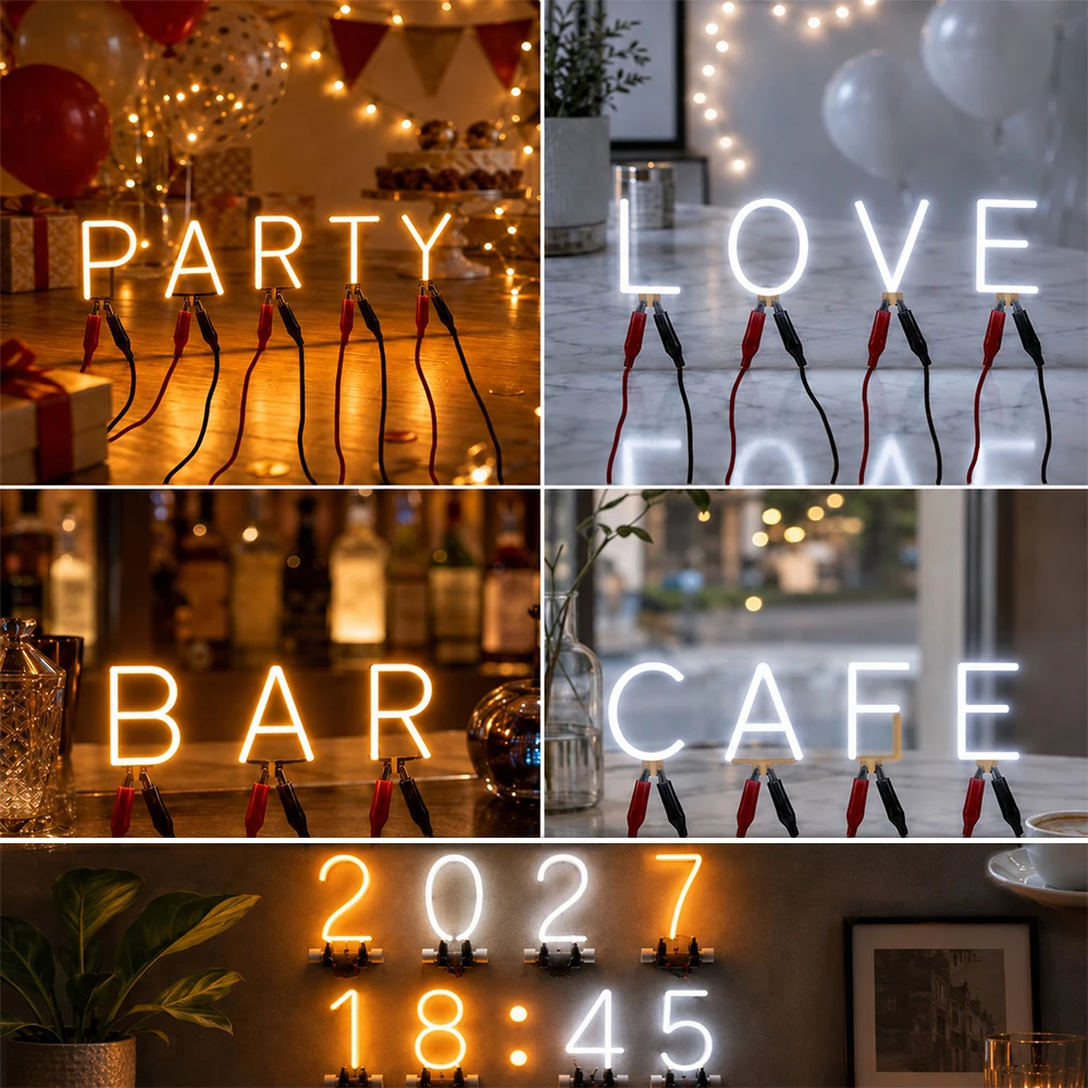 0-9 A-Z DIY Креативный филамен – обзор и цена Lighting Decor Photos
