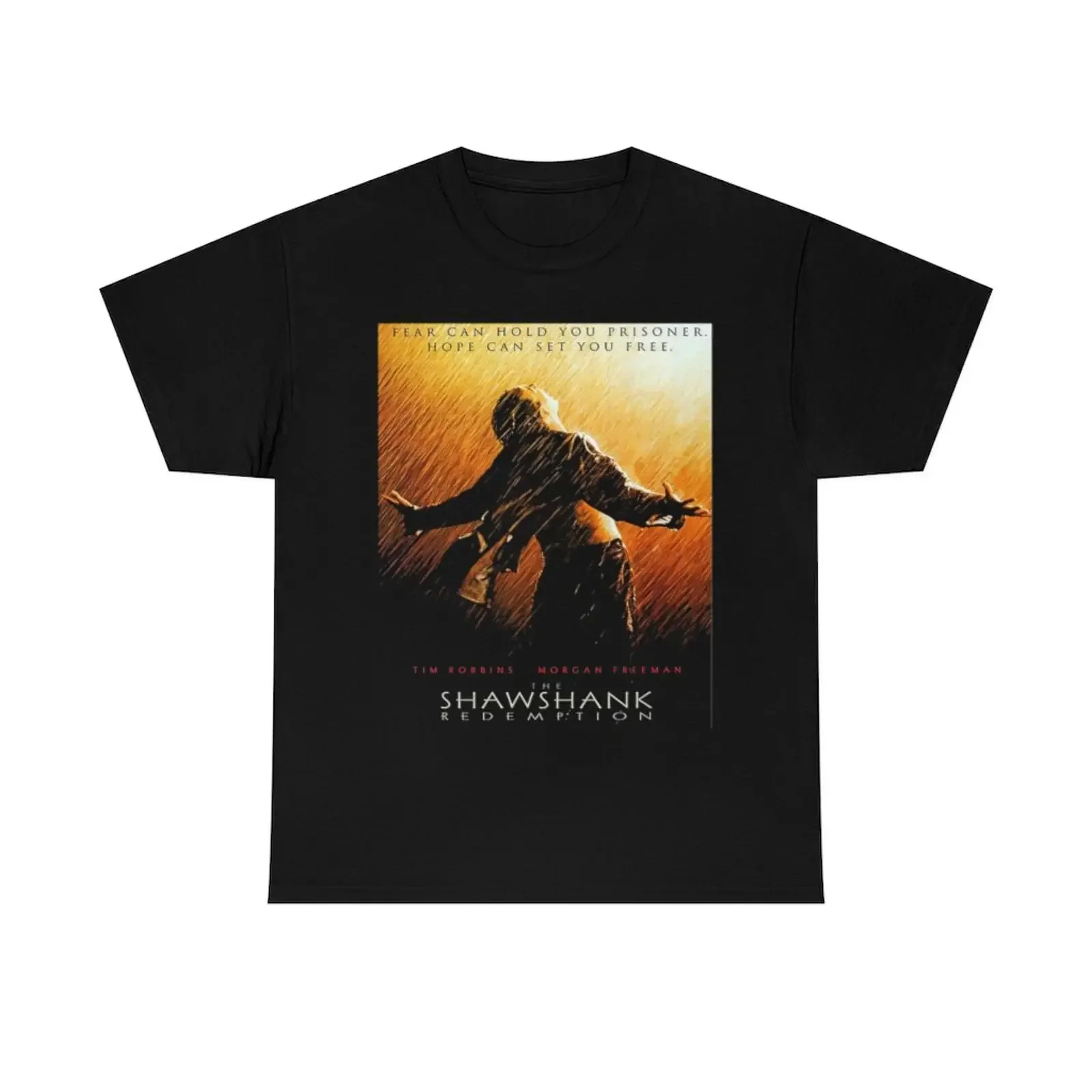 The Shawshank Redemption T Shirt Retro Vintage 90s vintage Washed Top For Everyday Wear graphic homme Stretched Breathable