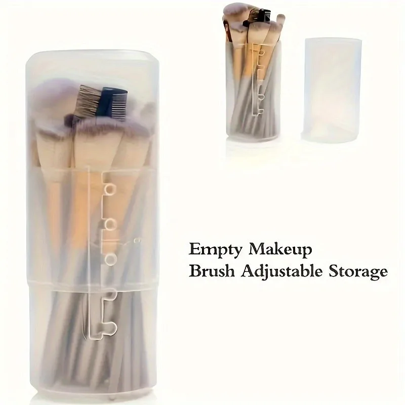 5 قطع/1 قطعة حاوية أقلام قابلة للسحب مقاومة للغبار، حامل فرشاة مكياج قابل للتعديل، تخزين اللوازم المكتبية، منظم سفر محمول #6