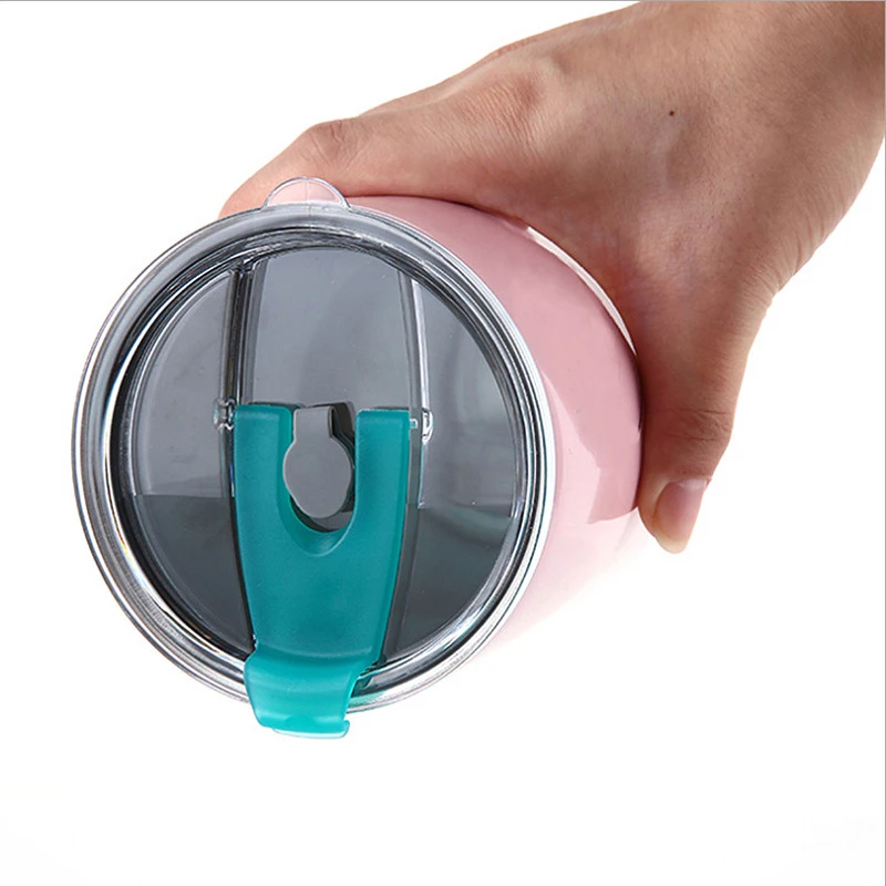 1Pc Spill Resistant Lid For 20 And 30 Oz Lid Fits Tumbler And More Replacement Tumbler Spill-Proof Cup Lids Drop Shopping