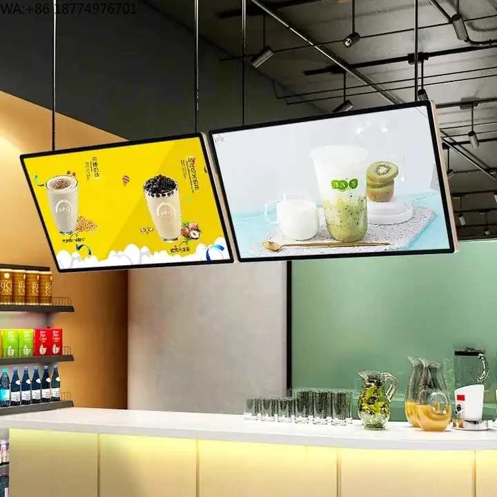 

32 Inch Digital Signage and Displays 4K Wall Mounted Hang Player Screen LCD Advertising Display Menu Board