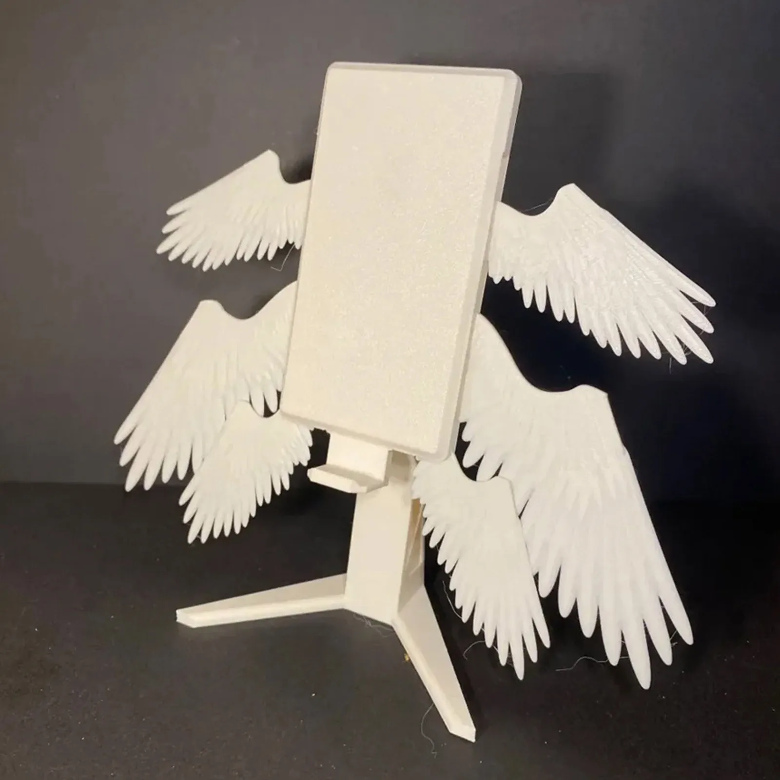 

Creative Angel Wings Phone Holder Movable Mobile Phone Holder 3D Printed Angel Mobile Phone Holder Suitable for Desktop Holder