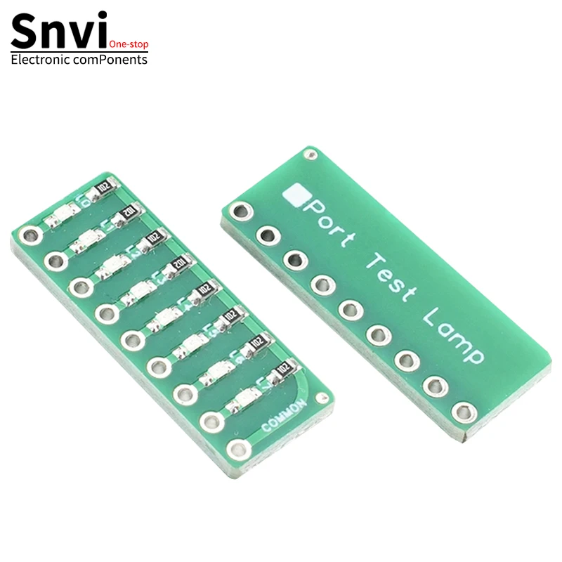 

Snvi 8-segment LED Port Snvi Test Lamp Indicator Running water Port test lamp Red, Green and Blue Colors Optional