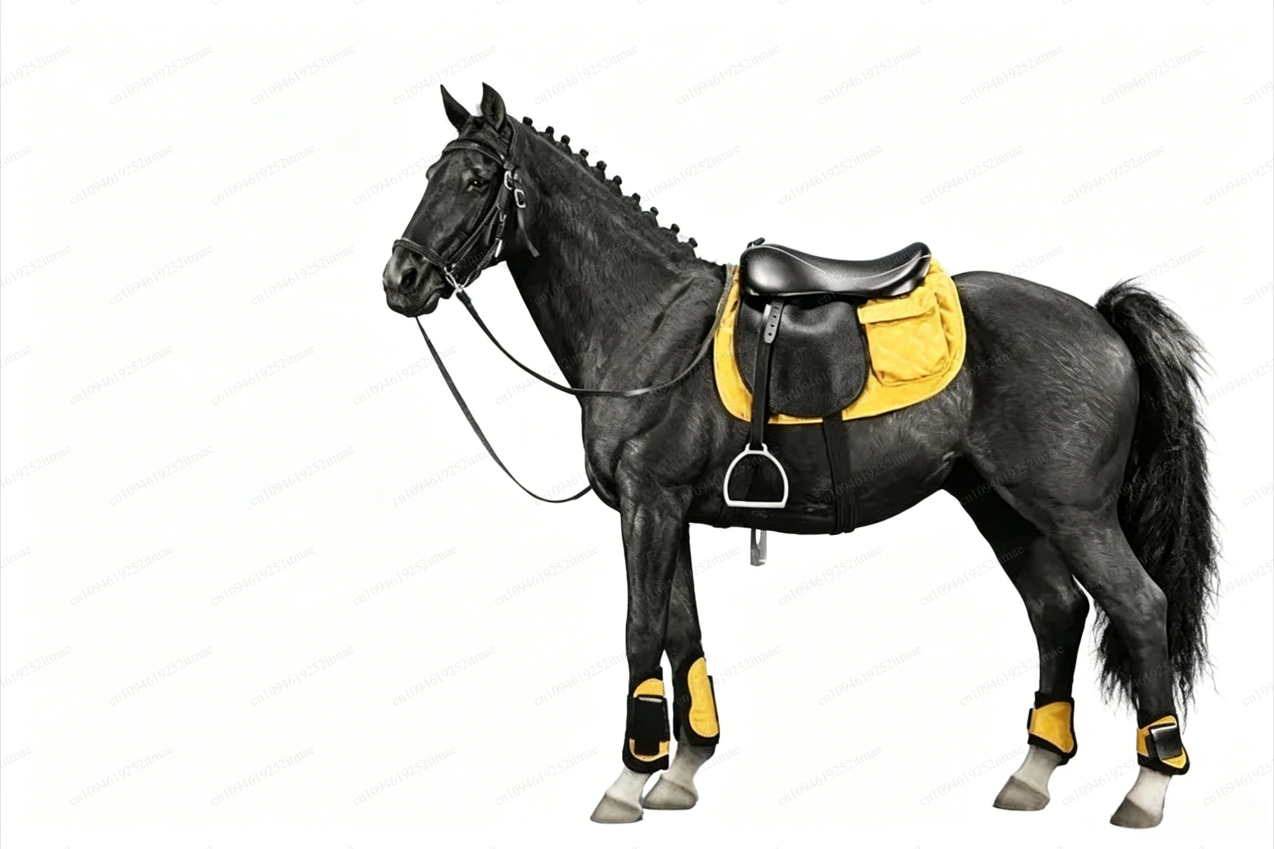1/6 Scale Simulation Steed Model 12 Inch Action Figure Horse Ornament Scene Accessory