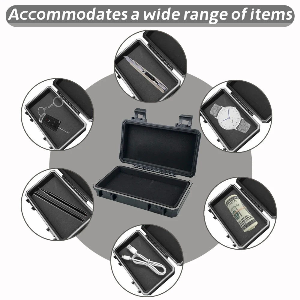 Portachiavi magnetico impermeabile Undercar Keybox sotto l'auto Portachiavi impermeabile Portachiavi magnetico esterno Robusto portachiavi portatile