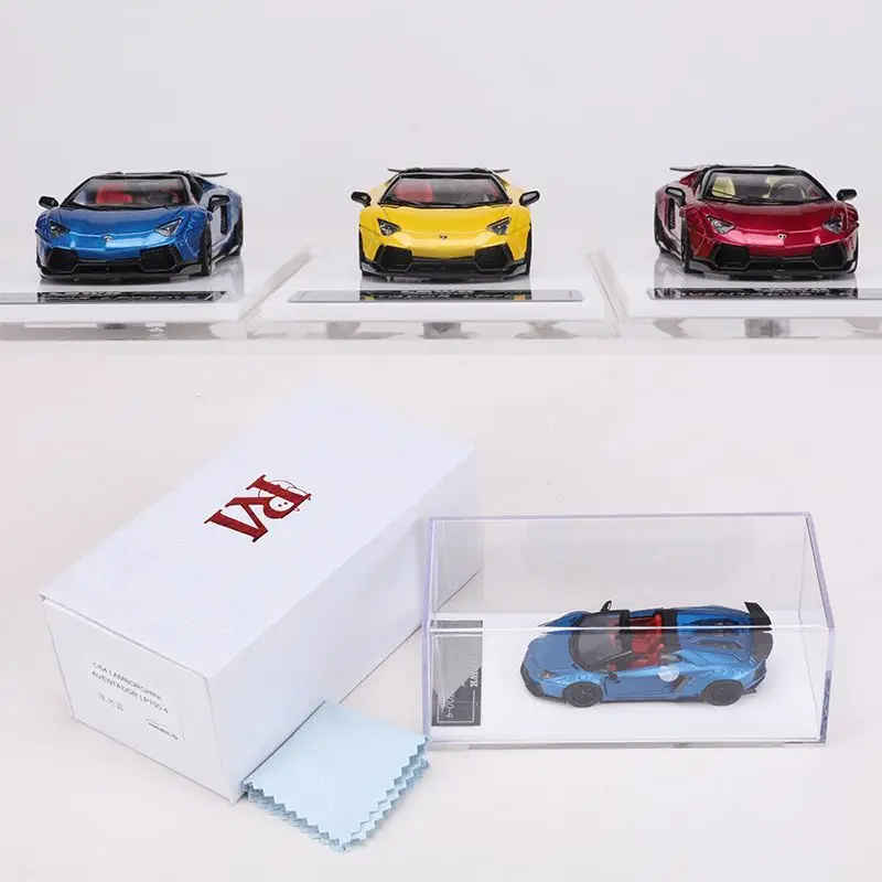 RM 1/64 Aventador LP700-4 Legering Motorvoertuig Speelgoed spuitgieten Metalen Model Collectie Jongen Kerstcadeau