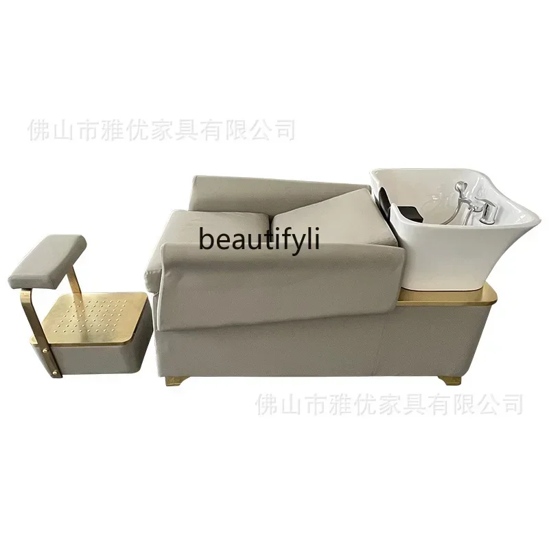 

Yh29 Shampoo bed Barber shop Hair salon Special semi-reclining beauty salon Hair salon shop