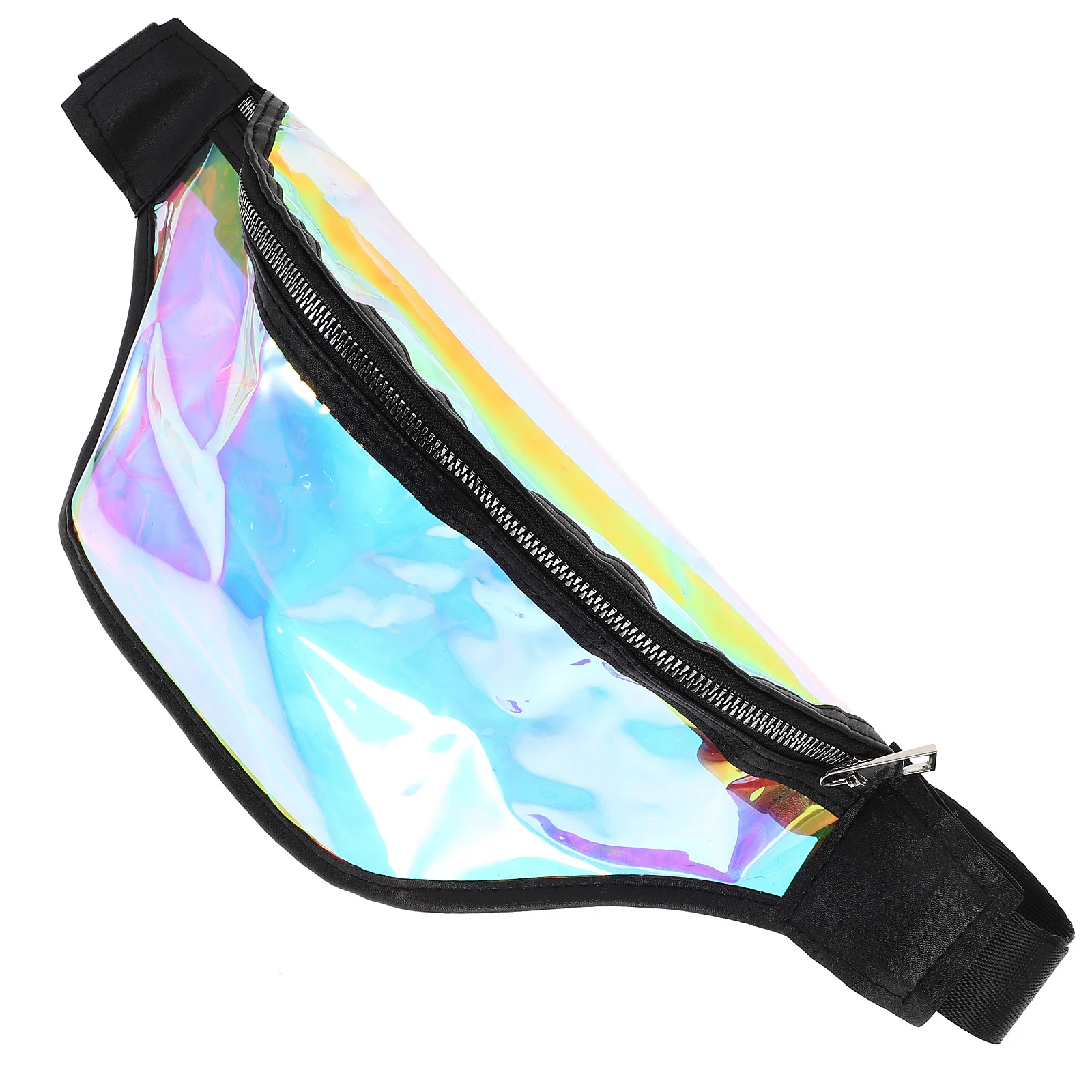 Waterproof Fanny Pack PVC Material Women Waist Bag Adjustable Strap Small Fashion Belt Bag Outdoor Running Travel Waist Pack