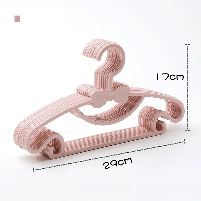 5/10/20 stücke Baby Kleidung Racks Tragbare Kunststoff Handtuch Display Schals Kleiderbügel Winddicht Kinder Mäntel Kleiderbügel Kleidung veranstalter