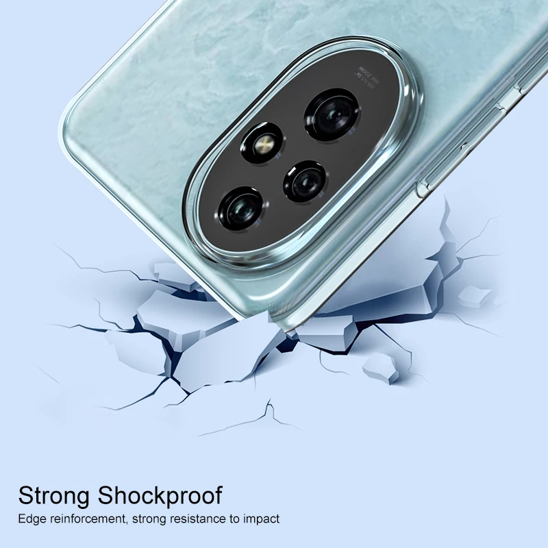 Ultra Thin Silicone Soft Phone Case For Huawei Honor 200 90 70 50 Pro Lite Clear Back Cover Transparent Shell Honor200 Lite 90