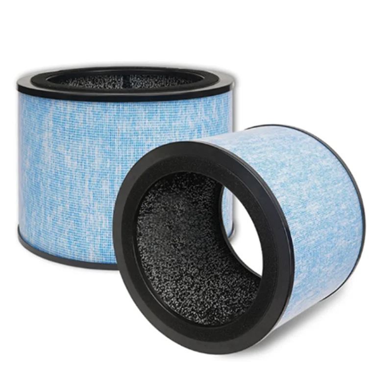 ABXF-For Instant AP200 F200 Filter 3-In-1 HEPA Replacement Filters HEPA Filter & High Efficiency Activated Carbon Filter 2 Pcs