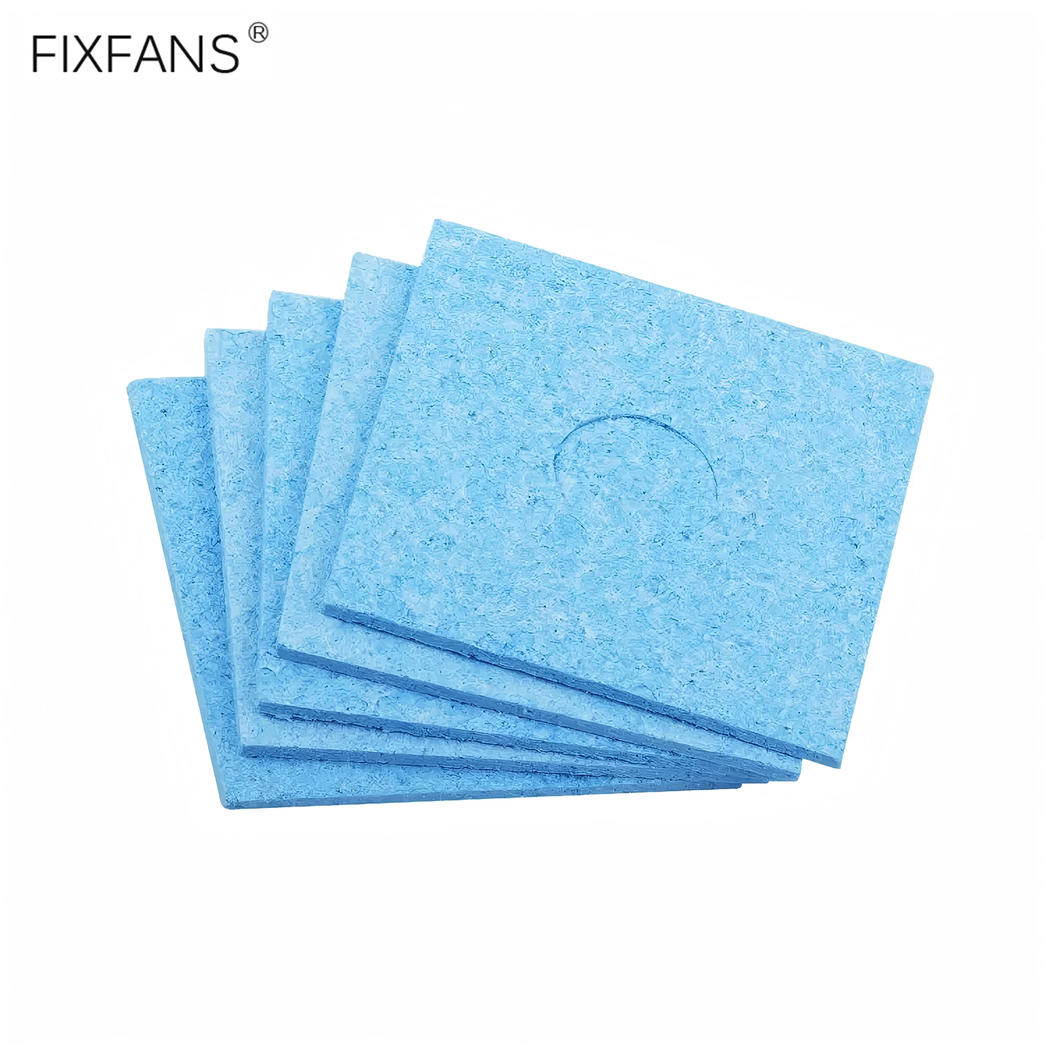 5Pcs 70x70x14mm Thick Soldering Iron Cleaning Sponge High Temperature Resistant Solder Tip Cleaner Sponge Welding Accessories