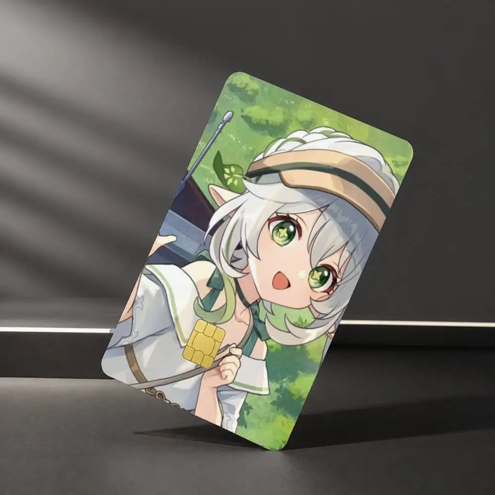 Genshin I-Impact Nahida Sticker Film Tape Skin for Credit Card Debit Card Waterproof Stickers