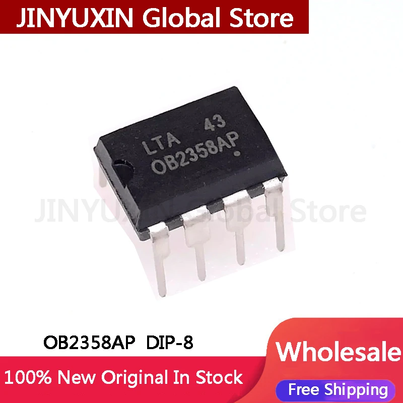 10-50Pcs OB2358 OB2358AP  DIP-8 IC Chip in stock Wholesale