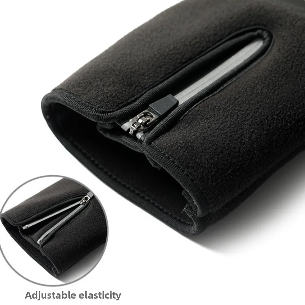 New Polar Fleece Winter Gloves Warm Full Finger Touch Screen Gloves Windproof Coldproof Windproof Cold Proof Gloves Gift