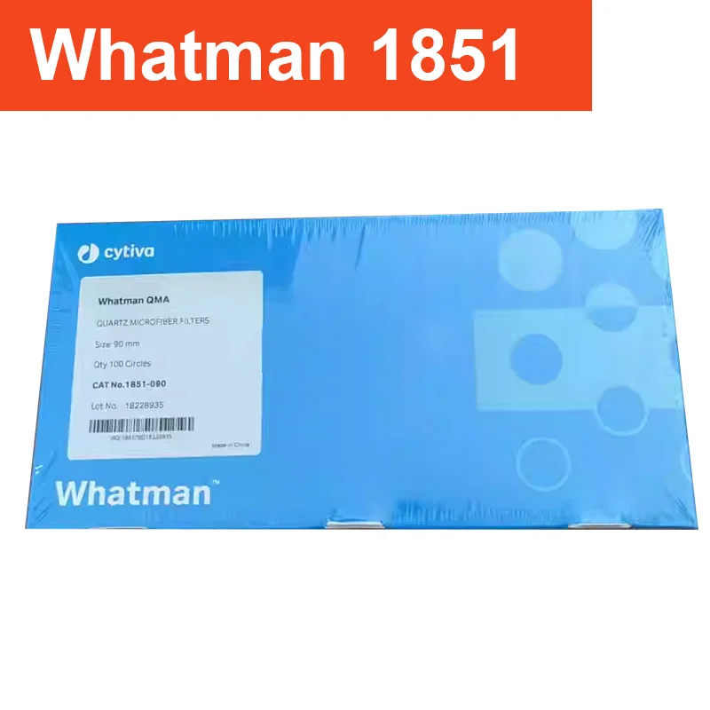 

Whatman 1851 Кварцевые фильтры из микрофибры QM-A Кварцевое волокно Фильтрующая бумажная мембрана Размер пор 2,2 мкм 1851-025/047/090 PM2.5 Выборка