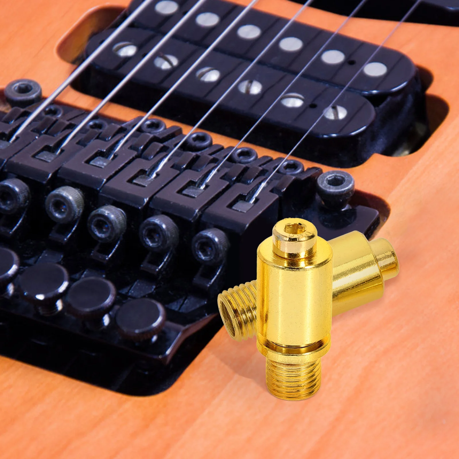 

2 Pcs Electric Guitar Shaker Jack Bar Socket Black Tremolo Arm Accessories Sockets Accessory Tool