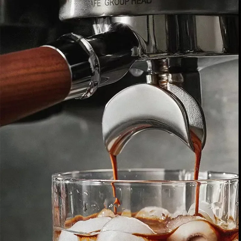 58mm Single/Dual Spout Coffee Portafilter Fits Hibrew H10A/h13 Barsetto Oster Breville VCF-125X GeviE020DE 304 Stainless Steel