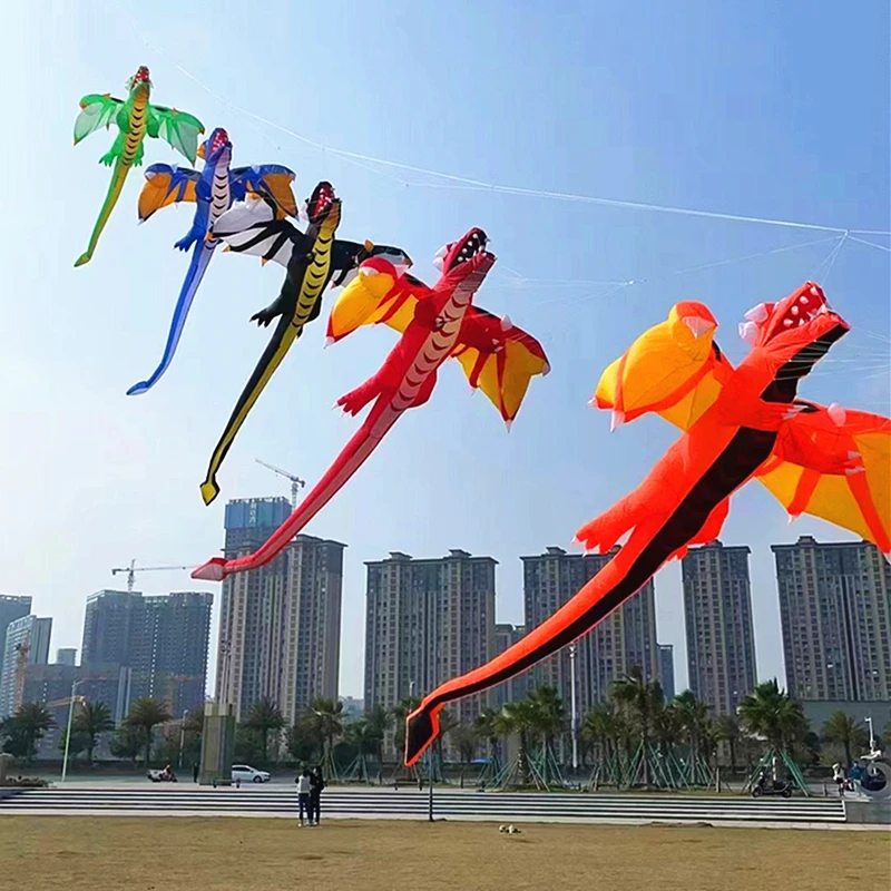 Gratis verzending 7m Dragon vliegers vliegende opblaasbare vliegers wind spinner zachte vliegers ring outdoor weer vaan professionele vliegers leuk