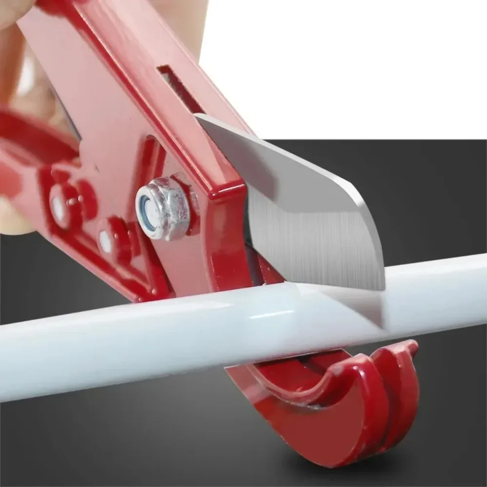 PU/PP/PE/PPR Hose Cutting Hand ToolsPVC Pipe Cutter 1-1/4inch 32mm Ratchet Cuts Plastic Tube Pipe Shear Scissors