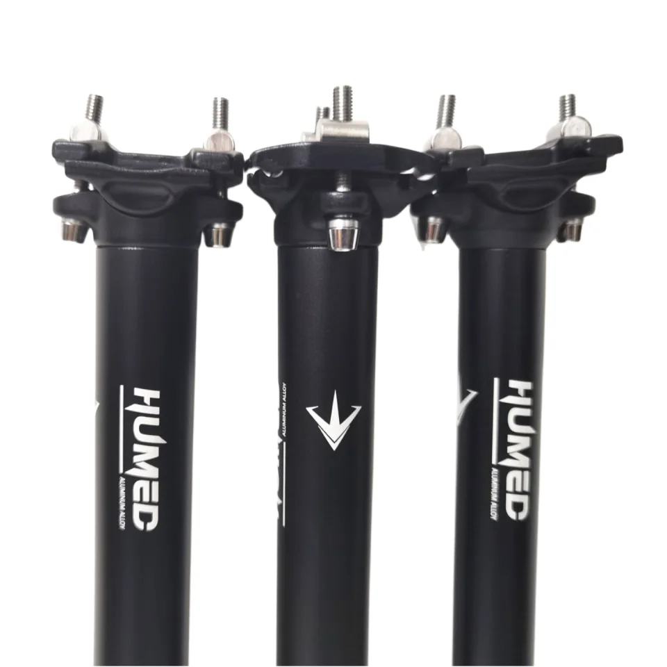 Fahrradsattelstütze 27,2/30,9/31,6mm Schwarz, 450mm Länge MTB Rennrad Sattelrohr Ersatzteile – Detail 2