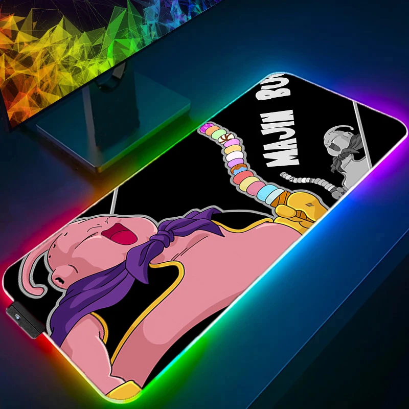 

RGB LED Mouse Pad Gaming Mousepad Rubber D-dragon B-ball Desk Mat Non-slip PC Laptop Gamer Desk Accessories Keyboard Pad Carpet