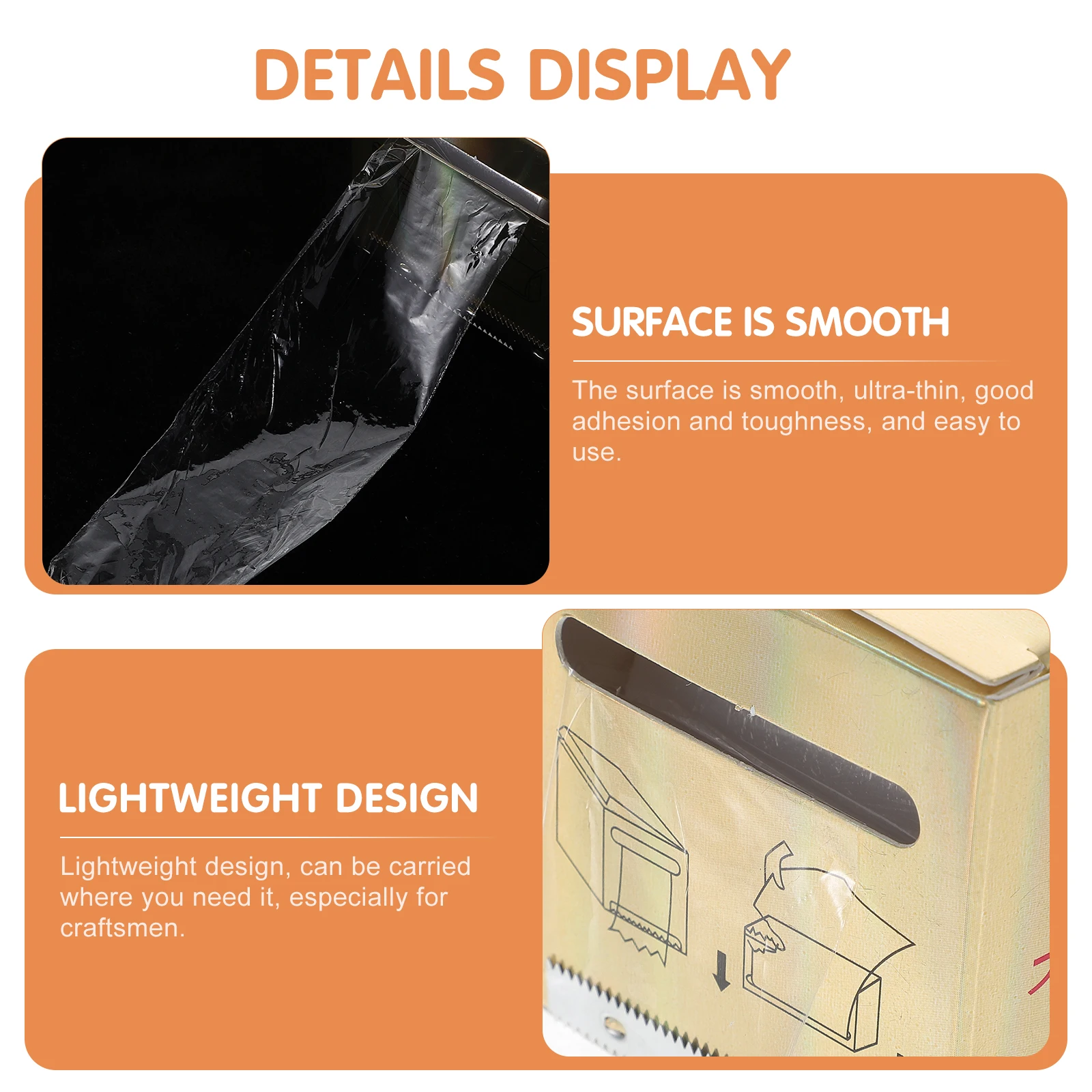 4pcs Eyebrow Covering Film For Smooth Skin-Friendly Design Home Salon Use Supplies