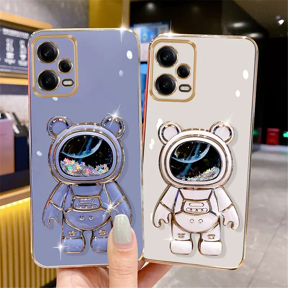 Quicksand 3D Glitter Bear Phone Case For Huawei Honor 9X Pro 8X Max Nova 11Pro 10SE 10Pro 9SE 8SEYouth 8i Y6P Stand Cover Funda