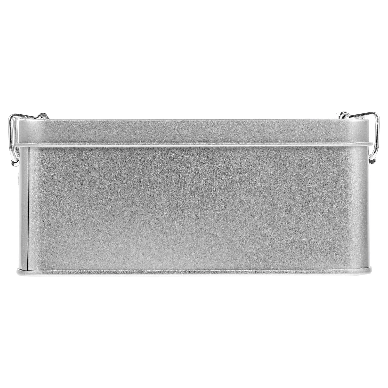 

Tinplate Candy Boxes Silver Vintage Metal Storage Containers for Cookies Snacks Airtight Lids Smooth Details