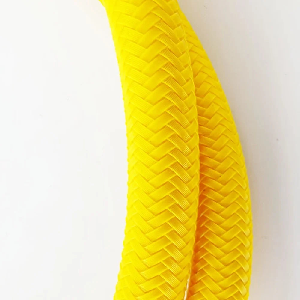 100cm Yellow Scuba Diving Medium Pressure Hose With Stainless Connector For BCD Regulator High Resistance Polyurethane Tube view 2