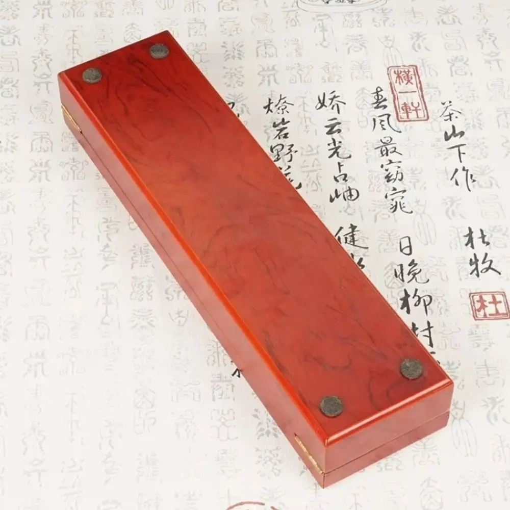 

Винтажная деревянная шкатулка для украшений, удлиненная, этнический дизайн, для хранения и демонстрации бижутерии