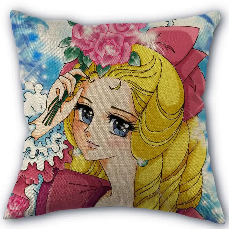 The Rose of Versailles Pillowcase Cotton Linen Fabric Square Zipper Pillowcase New 45X45cm Wedding Decorative Pillow Cover 0406