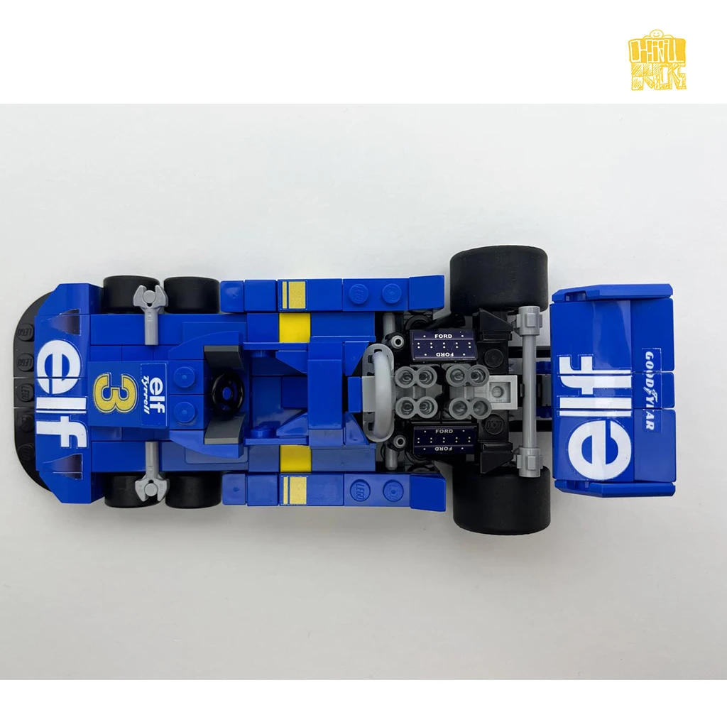 MOC-42920 P34 Racing รถขนาด 1:27 รุ่น PDF ภาพวาด Building Blocks อิฐเด็ก DIY ของเล่นวันเกิดคริสต์มาสของขวัญ