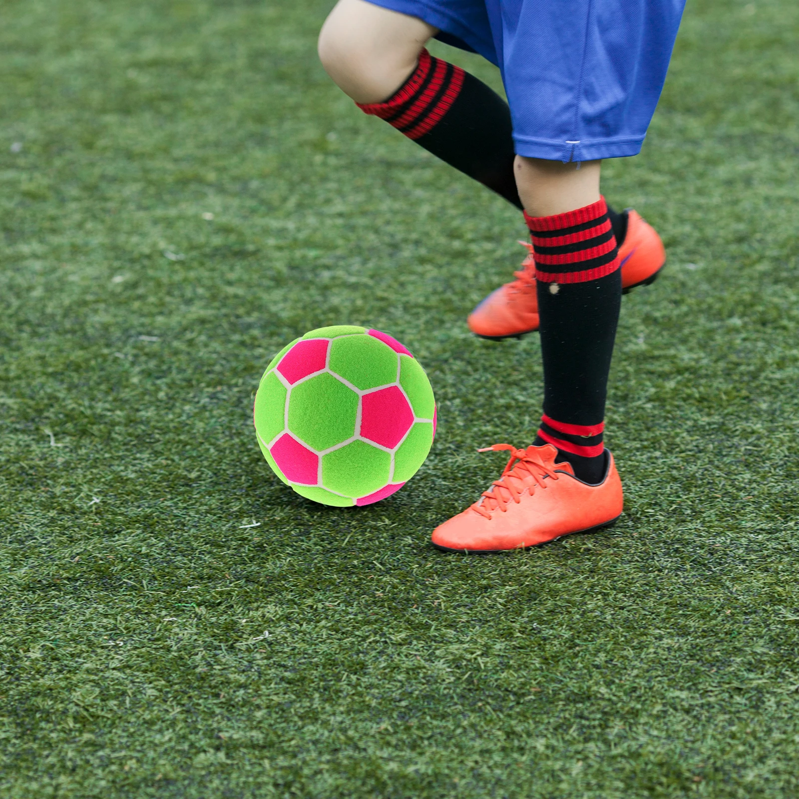 Schuimvoetbal voor kinderen Binnen Stil Lichtgewicht Zacht Voetbal Veilig Training Spelen Scheurbestendig Jongleren