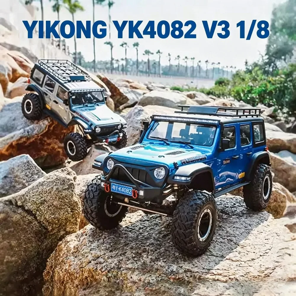 

YK4082 V3 1/8 4WD Imitation RC Remote Control Car Brush/Brushless Climbing Car with Differential Lock Boy Adult Toy