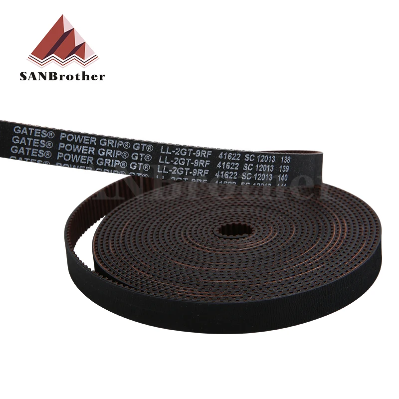 بوابات GT LL-2GT RF 2GT 2MGT مفتوحة متزامن مؤقت اشتعال عرض 3/6/9/10/12/15 مللي متر المطاط منخفضة الغبار منخفضة الاهتزاز VORON طابعة ثلاثية الأبعاد