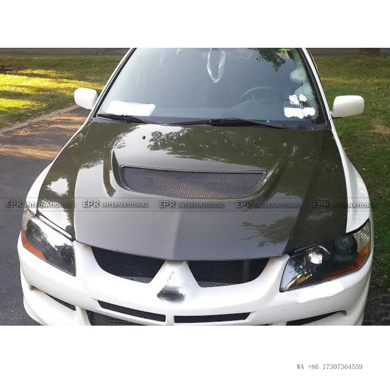 

Suitable for Mitsubishi Evolution modification VCII model Evo8 9 carbon fiber engine hood