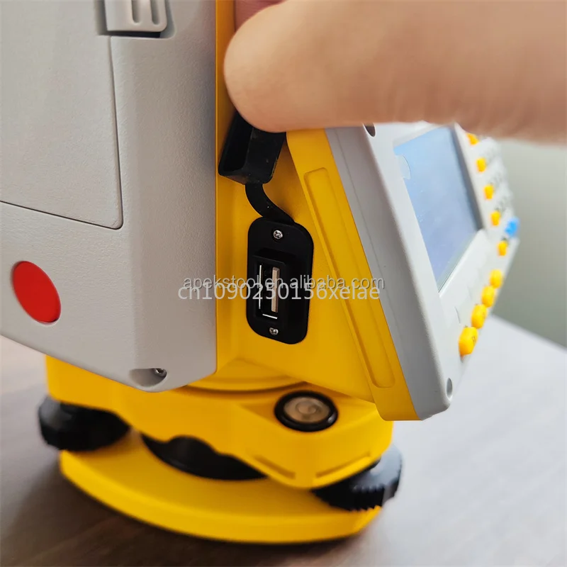 Construção ferroviária e ponte Voz em inglês R1000 Estação total de levantamento de precisão sem refletor 2 '' Sul NTS 332R10